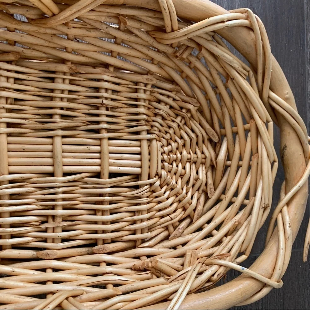 Rattan tray